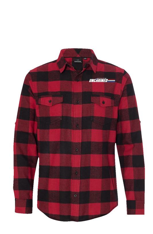 Unchained Long Sleeve Flannel Red And Black