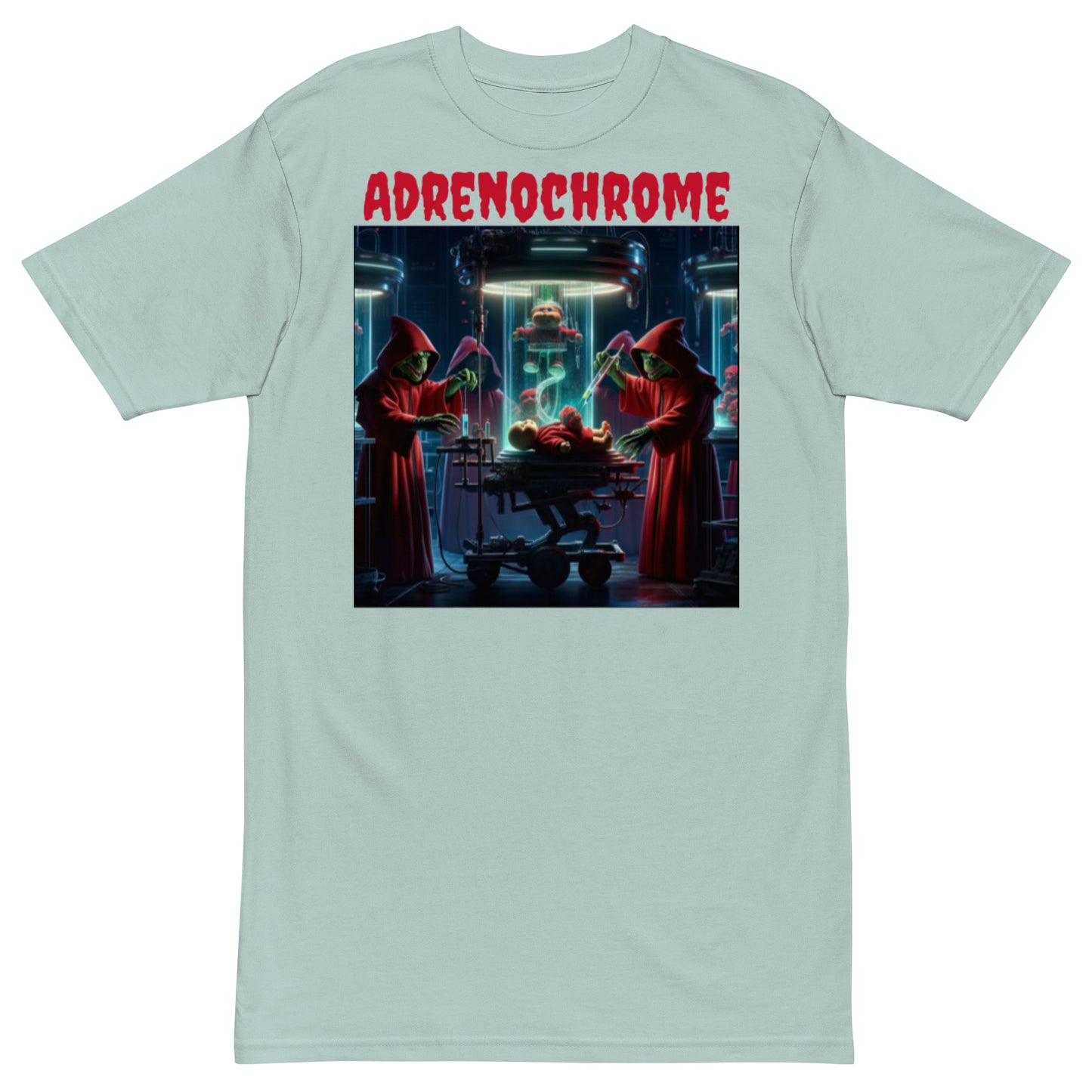 Adrenochrome Men’s premium heavyweight tee