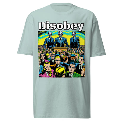 Disobey Mind Control Men’s premium heavyweight tee