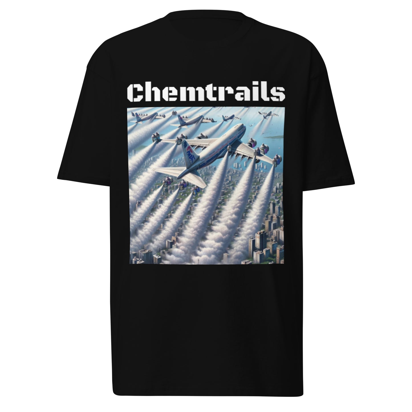 Chemtrails V1 Men’s premium heavyweight tee