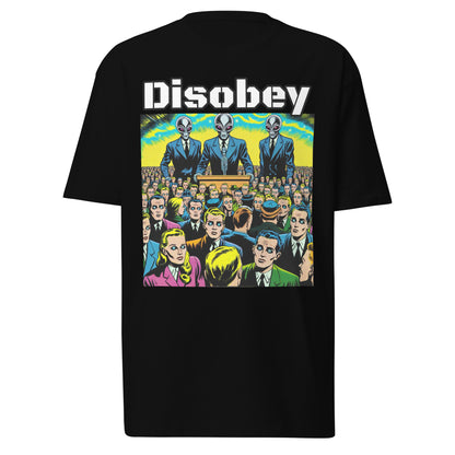 Disobey Mind Control Men’s premium heavyweight tee