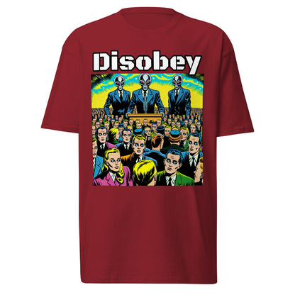 Disobey Mind Control Men’s premium heavyweight tee