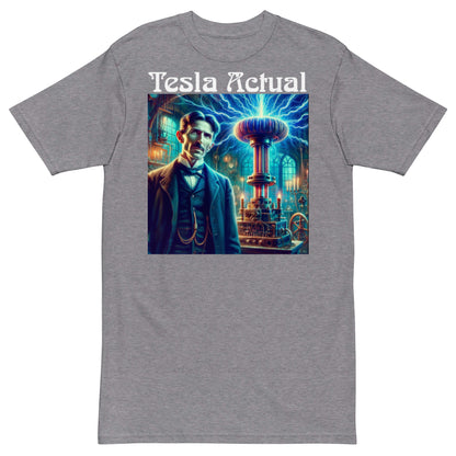 Tesla Actual Men’s premium heavyweight tee