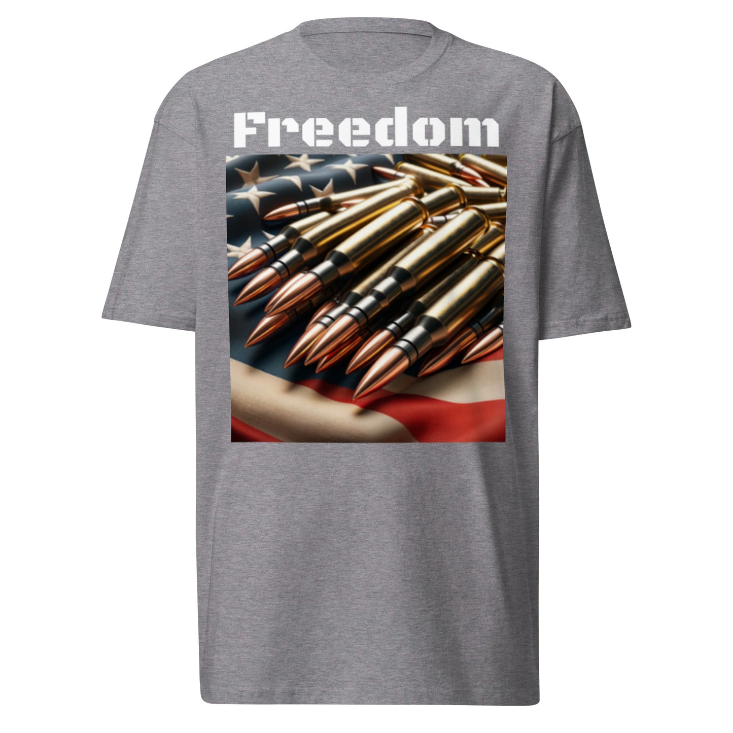 Freedom .50 BMG Men’s premium heavyweight tee