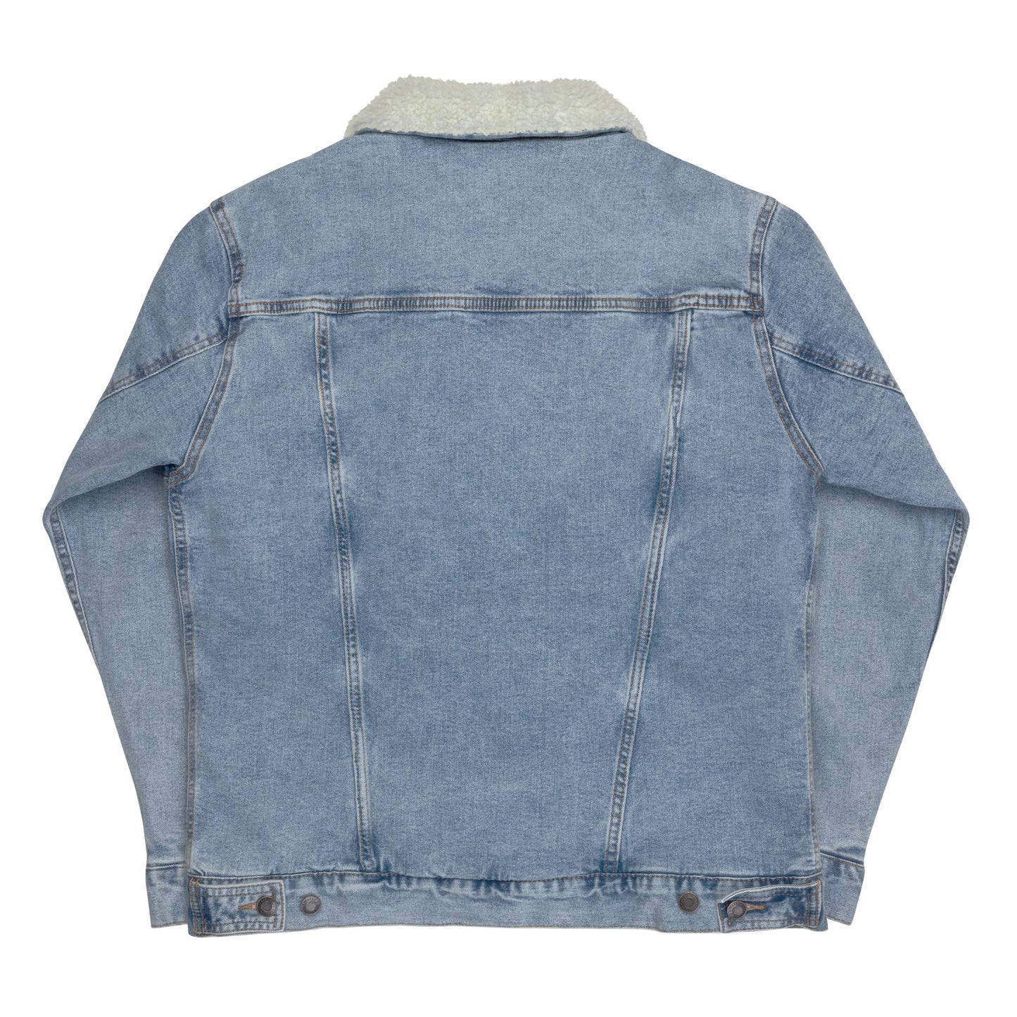 Can't Kill My Vibe Unisex denim sherpa jacket