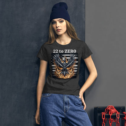 22 to ZERO Women's short sleeve t-shirt